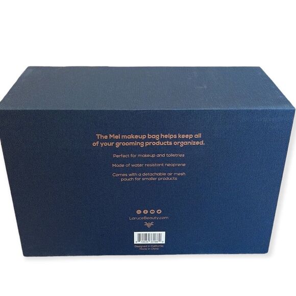 NIB LARUCE THE "MEL" MAKEUP + TOILETRY BAG - Picture 2 of 4